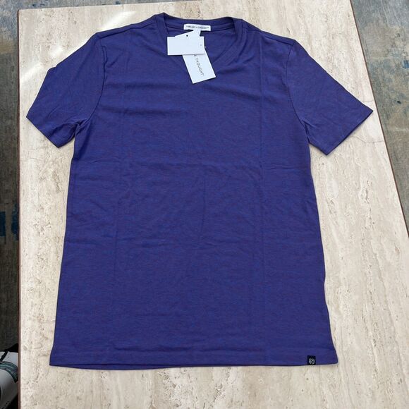 Threads 4 Thought Men S Purple Triblend V-Neck Slim Short T-Shirt New Nordstrom - Picture 2 of 6